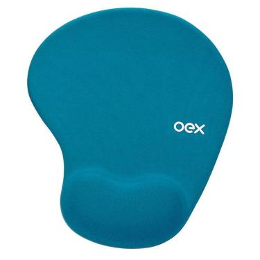 Imagem de Mouse pad apoio em gel confort azul turquesa MP200/AZT Oex