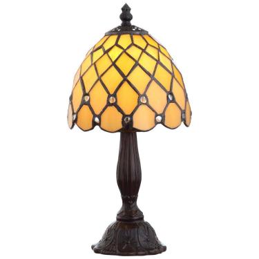 Imagem de Abajur Luminária de Mesa, Estilo Tradicional com 31,7 cm de Altura para Quarto, Sala de Estar, Mesa de Centro e Escritório, 110V 25W