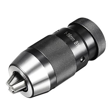 Imagem de uxcell 1/32 polegadas - 5/8 polegadas chaveiro sem chave mandril serviço de luz B16 Jacobs montado