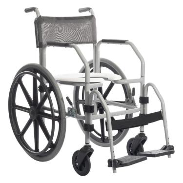 Imagem de Cadeira De Rodas Banho Rg Higiênica 100Kg Roda Grd Jaguaribe