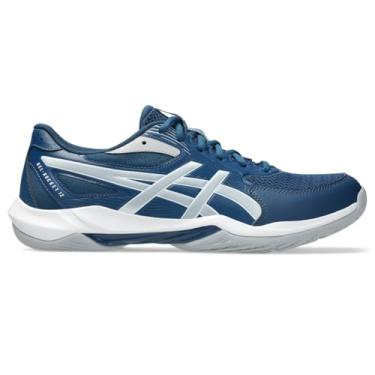 Imagem de Asics Tênis de vôlei masculino Gel-Rocket 12, Azul Mako/cinza piemonte, 9 Wide