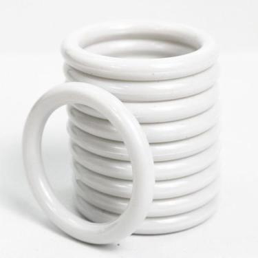 Imagem de Argola Plástica Para Cortina 4cm Branca Resistente 30 Unidades - Russo