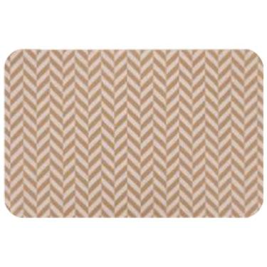 Imagem de Conjunto 6 Lugares Jogo Americano De Mesa, Impermeável Polipropileno Retangular 43cm x 28cm Resistente Fácil De Limpar (geométrico)