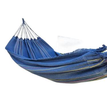 Imagem de Rede de Dormir Descanso Casal, Jeans Confortável E Resistente(Cinza Solteiro (3,30mx1,40))