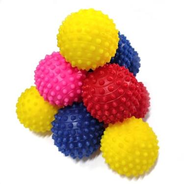 Imagem de Bola de Massagem Fisioterapêutica Texturizada Sortida, para Exercícios e Reabilitação