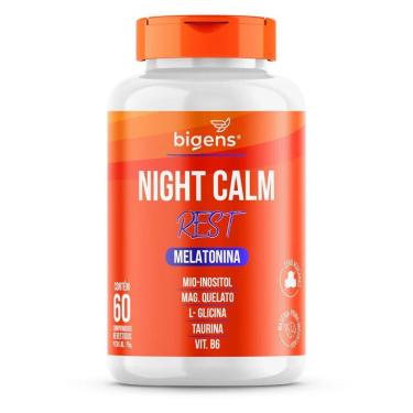 Imagem de Night Calm Rest Melatonina - 60 Comprimidos - Bigens-Masculino