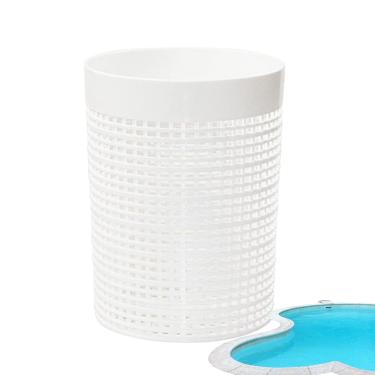 Imagem de Recipiente de folha para aspirador de pó de piscina | Filtro de vácuo de malha, recipiente de armadilha de folhas, ferramenta de manutenção de filtro reutilizável de grande capacidade para uso em casa