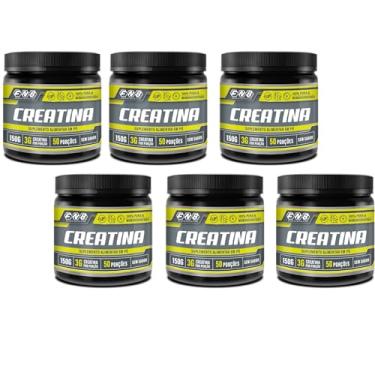 Imagem de 6x Creatina Monohidratada 100% pura 150g Flora Nativa