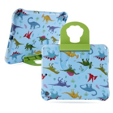 Imagem de Capa de dinossauro adequada para iPad 10.2 para crianças, meninos, EVA, leve, à prova de choque, à prova de choque, proteção contra quedas, com suporte para iPad 9ª 8ª e 7ª geração, capa infantil Pro