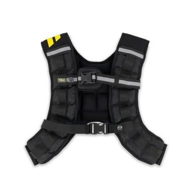 Imagem de TRX Colete de peso HexGrip – Colete de peso ajustável de 4,5 kg para treinamento de força e corrida, colete de treino respirável para fitness, musculação, halterofilismo e perda de peso, equipamento