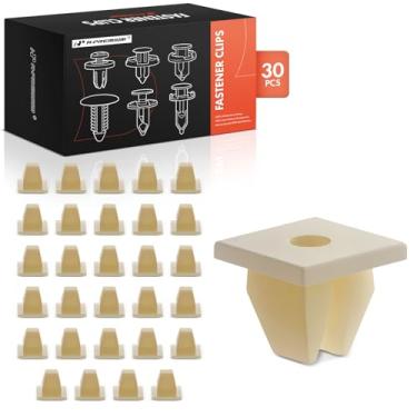 Imagem de A-Premium 30 peças de nylon maçaneta de porta porca retentor de carro prendedor clipe de pino compatível com Hyundai Elantra Santa Fe Accent Tucson Veloster Kia Soul Optima Sorento Forte Koup Sportage