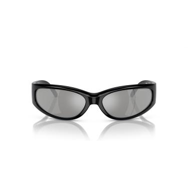 Imagem de Óculos de Sol Arnette Polarizado Catfish 0AN4302 2900Z3 Tam 65 / Preto - Lentes Cinza Espelhado