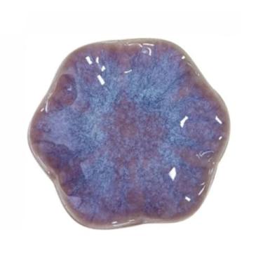 Imagem de FENNYYAR Prato de frutas de cerâmica bandeja de lanche doméstico, 11 cm 4,3 polegadas, prato de oferta frontal Buda