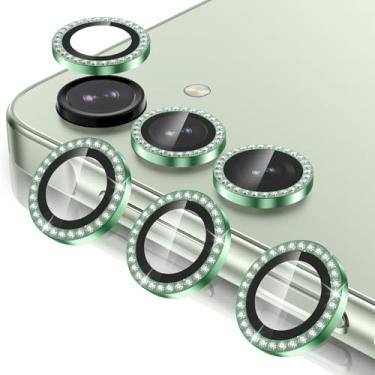 Imagem de Casetego Protetor de lente para câmera Galaxy A16 5G, dureza 9H, resistente a arranhões, vidro temperado ultrafino, capa de lente de câmera individual de metal para Samsung Galaxy A16 5G, compatível