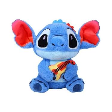 Imagem de Mochila De Pelúcia Lilo & Stitch Com Dois Compartimentos Brinquedo Ado