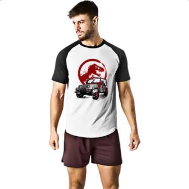 Imagem de Camiseta Raglan JeepWrangler Jurassic Park, EG