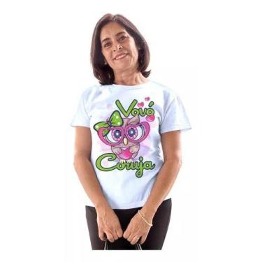Imagem de Camiseta Feminina Vovó Coruja Avó Unissex Ou Baby Look Md1 - MACFLY ES