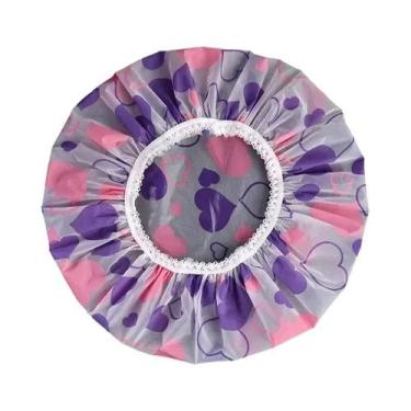 Imagem de Touca De Banho Impermeável E Espessa Para Mulheres, Protetora Contra F