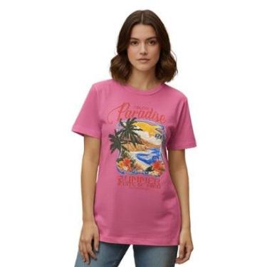 Imagem de Blusa Colcci Estampa Paradise Summer State Of Mind-Feminino
