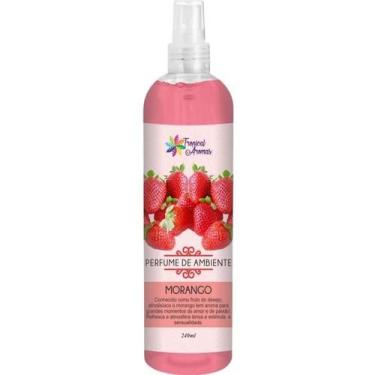 Imagem de Aromatizador De Ambiente Perfume 240Ml Morango Cheirinho - Tropical Ar