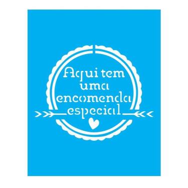 Imagem de Stencil Tamako Encomenda Especial - 20X25Cm - Ref B734