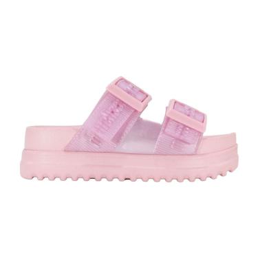 Imagem de Tamanco Mini Melissa Cozy M-Lover Platform I Rosa Perolado