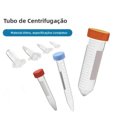 Imagem de Tubos De Centrífuga Plásticos Mini De 0.2ml, 0.5ml, 1.5ml, 2ml, 10ml, 