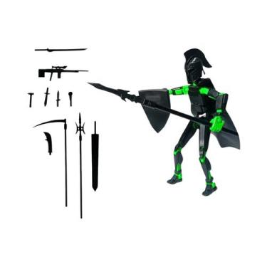 Imagem de Robô Articulado 3D Lucky 13: Boneco De Ação DIY, Brinquedo De Descompr