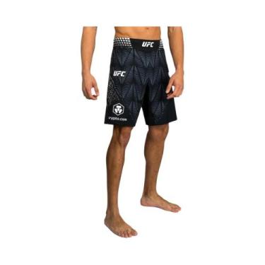 Imagem de Shorts De Combate Masculinos UFC Zenith Black Fight Night MMA Octagona