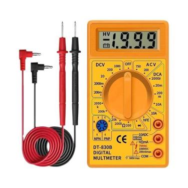 Imagem de Multímetro Digital Portátil DT830B, Voltímetro, Amperímetro, Testador 