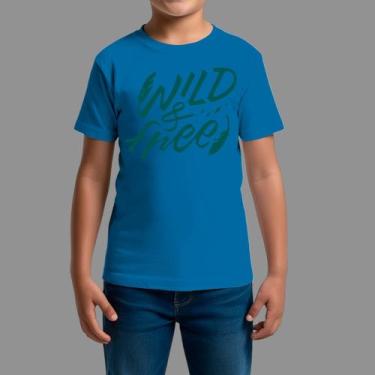 Imagem de Camisetas Infatil Básica Masculina Casual Moda Country Manga Curta Wil