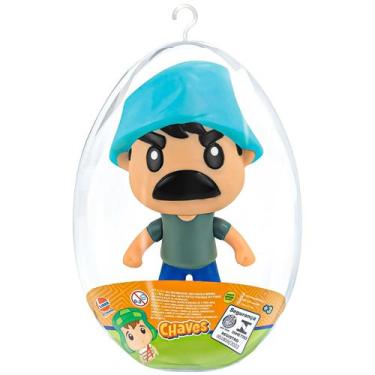 Imagem de Bonecos Vila Do Chaves Brinquedo Infantil No Ovo De Páscoa 10 cm - Líd