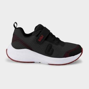 Imagem de Tênis Infantil Bibi High School Preto com Vermelho-Feminino