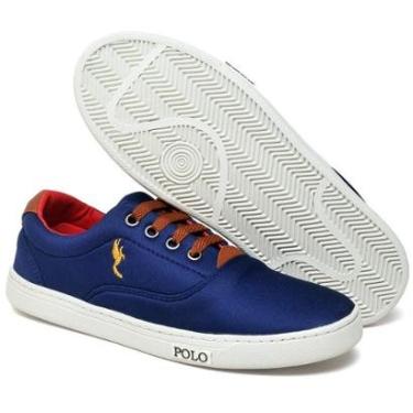 Imagem de Tênis Sapatênis Infantil Juvenil Casual Escolar Cano Baixo Leve em Lona do 27 ao 36-Masculino