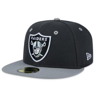 Imagem de Boné New Era 59Fifty NFL Las Vegas Raiders World Of Logos Masculino-Masculino