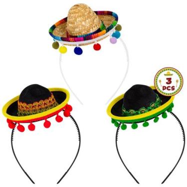 Imagem de Bandanas Sombrero Melisheer Cinco De Mayo, conjunto de 3