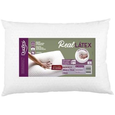Imagem de Travesseiro Real Látex Duoflex 14cm De Altura, 1 Peça