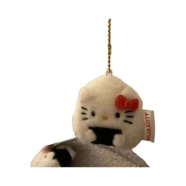 Imagem de Pingente De Pelúcia De Gato Fofo Com Tema De Sushi De Arroz E Vegetais