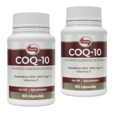 Imagem de COQ 10 (coenzima Q10) - 2 unidades de 60 cápsulas - Vitafor