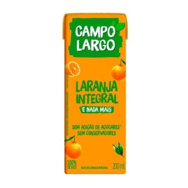 Imagem de Suco de Laranja Integral Caixinha 200ml Campo Largo