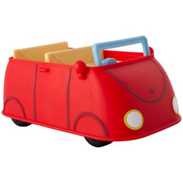 Imagem de Playset Peppa Pig Carro Vermelho da Peppa - e sua Família Hasbro 3 Peç