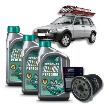 Imagem de Kit revisao fiat uno mille fire/economy 5w30 - PETRONAS WEGA FILTROS B