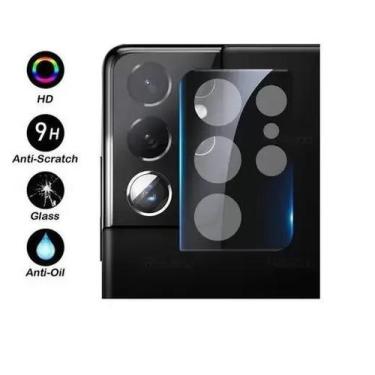Imagem de Película Lente De Câmera Vidro 3d Samsung Galaxy S21 Ultra - 9H GLASS 