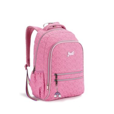 Imagem de Mochila Feminina Escolar Infanto Juvenil de Costas Reforçada Denlex, R