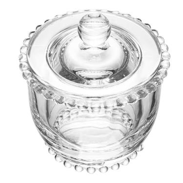 Imagem de Manteigueira Francesa Pearl para Manteiga em Vidro Transparente com Tampa Elegante 350ML Wolff