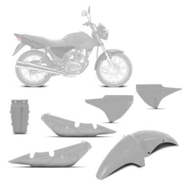 Imagem de Kit Carenagem 3 Peças Pro Tork Moto Honda Titan 150 2004 a 2008 Substi