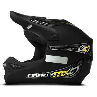 Imagem de Capacete Motocross Liberty MX Pro Enduro Trilha Pro Tork Segurança Con