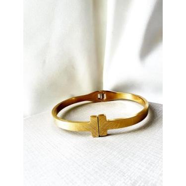 Imagem de Bracelete Aço - NILZA BIJU, Dourado