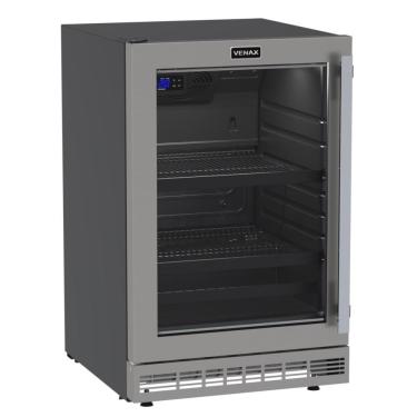 Imagem de Cervejeira de Embutir EXPVQTLIN100PI S40 82L 0 graus C a -6 graus C Porta Invertida Inox Cinza 110V Venax
