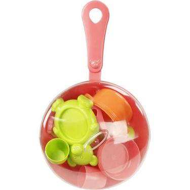 Imagem de Kit de Cozinha Infantil Frigideira com Acessórios para Brincar de Casinha Plástico Roma